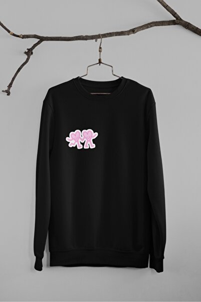 Butik FEMEI/FATĂ Hanorac cu mânecă lungă, cu 2 fire, HEARTS HAND IN HAND Tran...