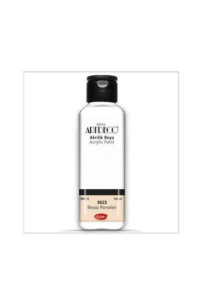 Artdeco Akrilik Boya 140 ml 3623-Beyaz Porselen