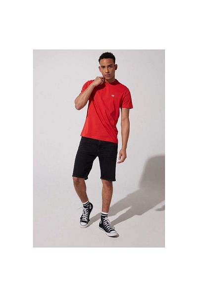 Lee Men's Red Crew Neck T-Shirt