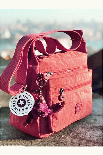 Bonjour Gift & Hobby Τσάντα Messenger Multi-Pocket Cross Strap Ανθεκτικό στη βροχή Ύφασμα