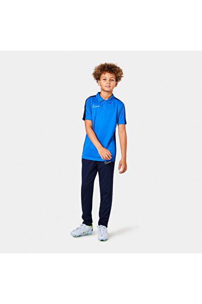 Nike Dri Fit Academy Polo Kids Blue Classic Collar Jersey