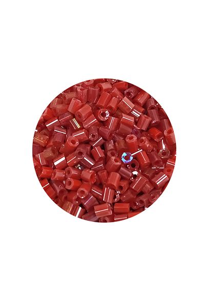 STUMBANNG Cut Glass Beads 2mm - 60 Grams - Dark Red - Bnc370