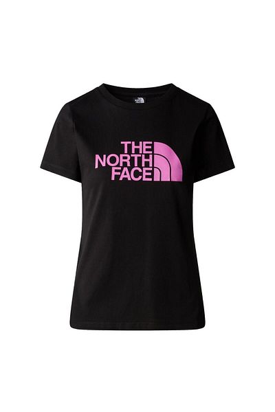 THE NORTH FACE Εύκολο γυναικείο μαύρο μπλουζάκι με στρογγυλή λαιμόκοψη
