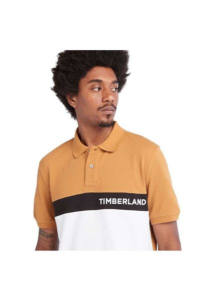 Timberland Ανδρικό μπλουζάκι πόλο με κλασικό γιακά Millers River Colorblock