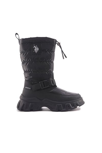 U.S. Polo Assn. Poretta Girl's Black Boots