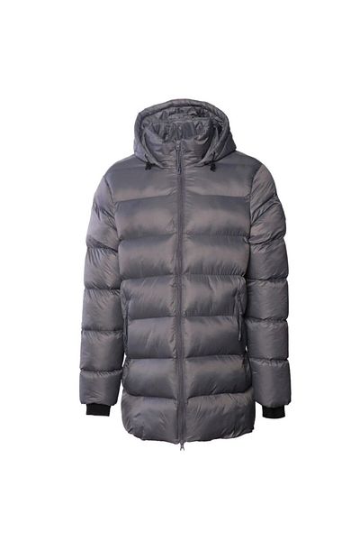 hummel Ανδρικό παλτό Eston με γκρι κουκούλα