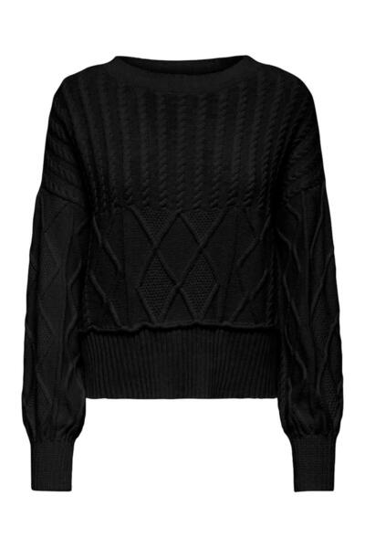 ONLY ONLKAYA LIFE LS LOOSE CABLE ONECK CC KNT