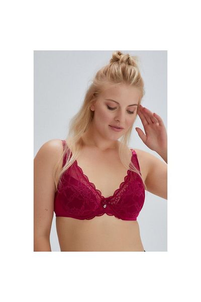 Eros Ersk310 Emmly Cherry Underwire Covered Triangle Single Bra