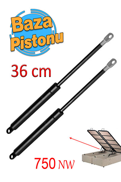 Badem10 Baza Makası Gazlı Amartisör Pistonu 750 Newton 36 cm Baza Üst Kapak K...