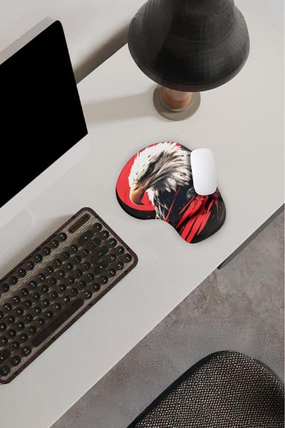 Lord Mountain Eagle Wrist Supported Mouse Pad