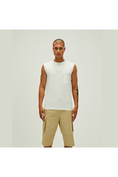 Bad Bear Tribe Men's White Tank Top - Comfortable and Stylish Design