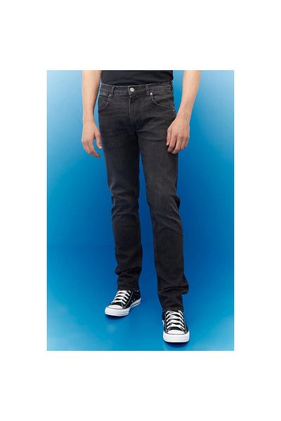 Lee Daren Zip Fly Regular Straight Ανδρικό Γκρι Τζιν