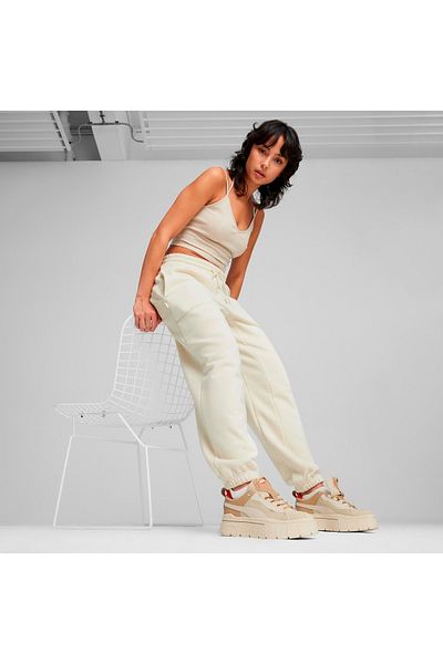 Puma Infuse Relaxed Women's Ecru Sweatpants