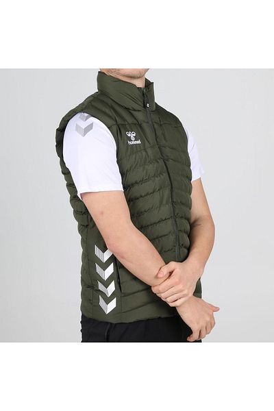 hummel سترة وينر للرجال ذات الياقة الخضراء