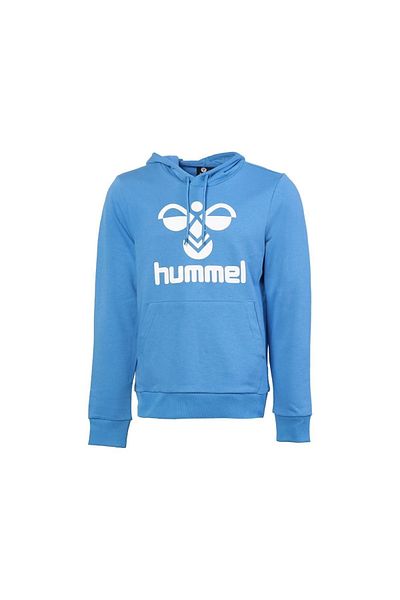hummel Ανδρικό φούτερ με μπλε κουκούλα Arus