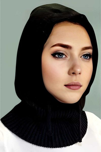 Trenderrs Women's Knitwear Hijab Knitted Beanie Hijab Headgear Hijab Beanie