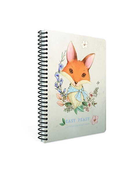 Gıpta Easy Notes Spiral Card Cover Notebook A4 100Yp. Checked