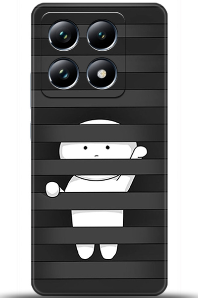 Noprin Xiaomi Mi 14t Pro Case Hd Printed Case - Custody Series 5478