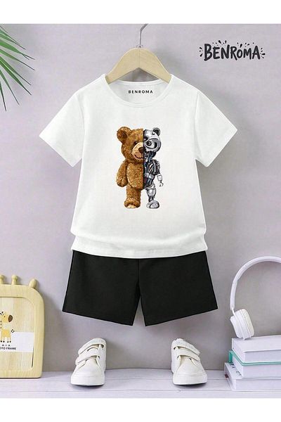 BENROMA Unisex Παιδικό Σετ Σορτς - Character Printed