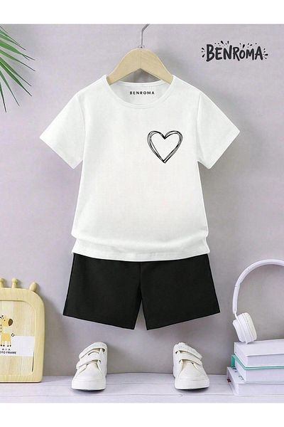 BENROMA Unisex Παιδικό Σετ Σορτς - Character Printed