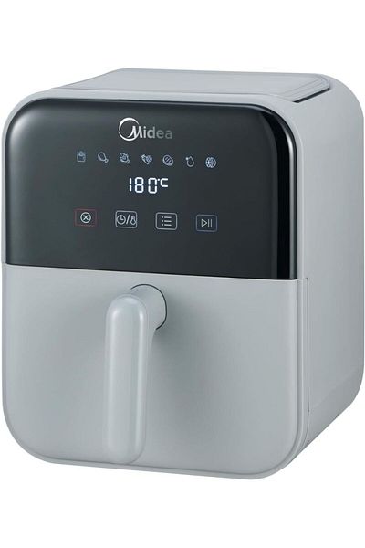 Midea 4L Air Fryer | Digital Touch Control | 1400W  | Temperature Control (200Â°C) | MAD-400T2APH