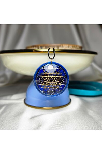 Singincraft Sri-yantra Orgonit Kolye Lapis Lazuli - Kırmızı Garnet - Kuvars (...
