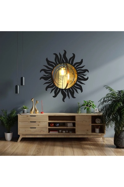 exalted hawk Dikenli Güneşli Pleksiglas Modern Ayna Duvar Dekoru