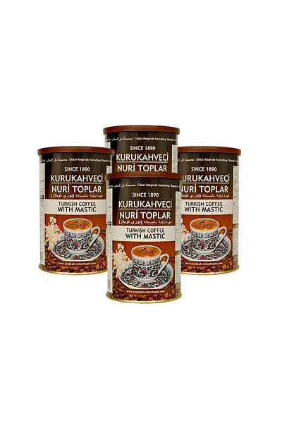 Nuri Toplar Gum Mastic Turkish Coffee 4x250 gr (1000 GR)