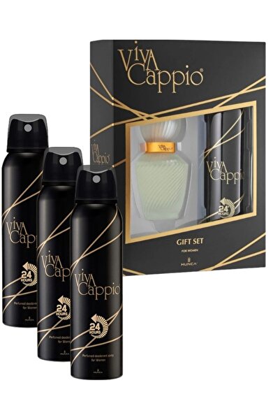 VİVA Viva Cappio Kadın Parfüm 1 Adet Edt 60 ml 4 Adet Deodorant 150 ml