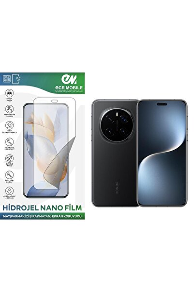 ECRMOBILE Honor Magic 7 Pro ile Uyumlu Hidrojel Nano Ekran Koruyucu Film MAT(...