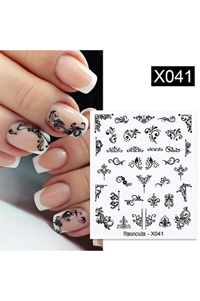 tırnakmania Su transferli nail art sticker X041 (49831-41)
