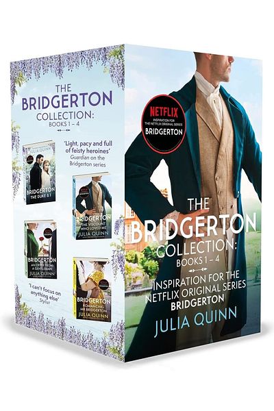 Penguin Books Bridgerton Collection - Book 1-4: Box Set - Netflix* Original Series Inspiration