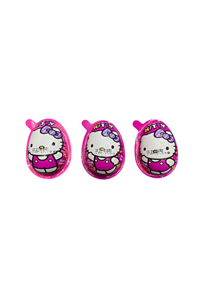 Hello Kitty Süpriz Oyuncaklı Yumurta 3 Adet