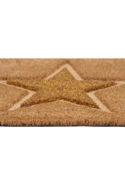 Homelux Entrance mat 40X60 cm, coconut fibre, beige/gold