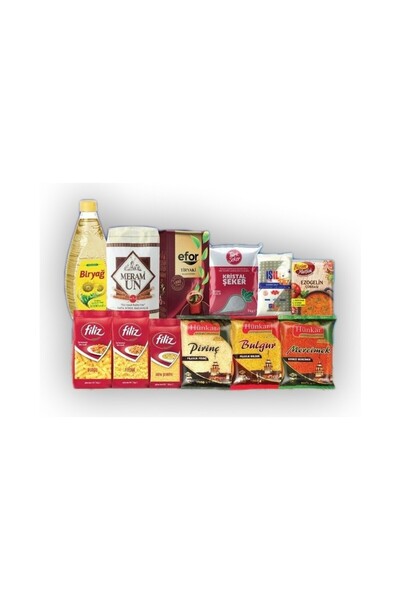 Hünkar Ramazan Gıda Erzak Kumanya Yardım Kolisi - Ekonomik Paket 2025