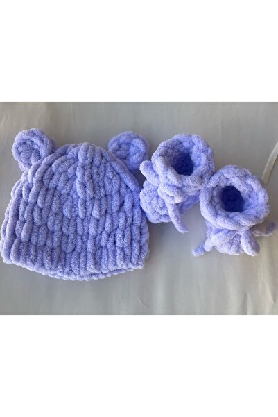 Alize Puffy طقم قبعة للأطفال مكون من قطعتين