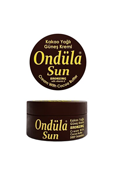 Ondüla Sun Yoğun Bronzlaştırıcı Kakao Yağlı Güneş Kremi
