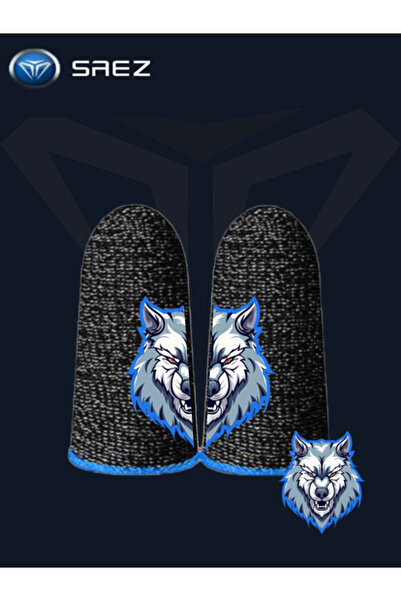 Saez Mobile Parmak Eldivenleri E-Spor Special Animal Series Wolf1 Çift 2 Parm...