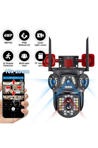 AVENİR Avenir AV-S314 Wifi Hoparlörlü 4mp 2 Kameralı 10X Optik Zoomlu Ptz Kamera