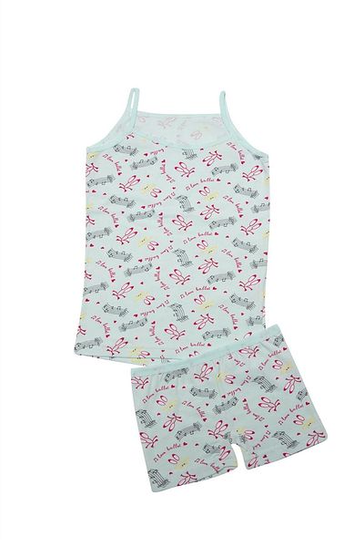 KOTA 3407x6 Set de chiloți pentru fetiță, cu model mixt, cu curele de frânghie, 6 piese, colorat