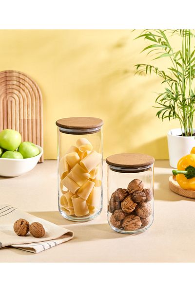 SELKA HOME 2 برطمان ليا زجاجي