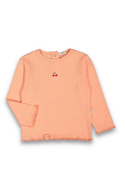 Magu Baby Girl Embroidered Patterned Cotton Ruffle Bodysuit