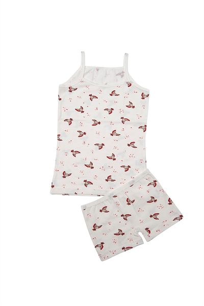 KOTA 3407x6 Set de chiloți pentru fetiță, cu model mixt, cu curele de frânghie, 6 piese, colorat