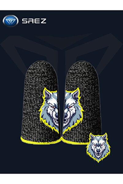 Saez Mobile Parmak Eldivenleri E-Spor Special Animal Series Wolf1 Çift 2 Parm...