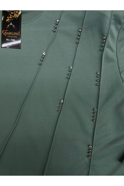 DARLİNG COLLECTİON Two Thread Front Tunic with Stones and Pearls