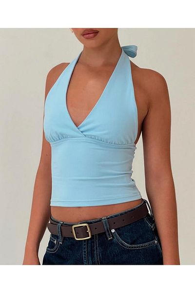 f-maskfashion CROP DECOLTEAT LA GÂT