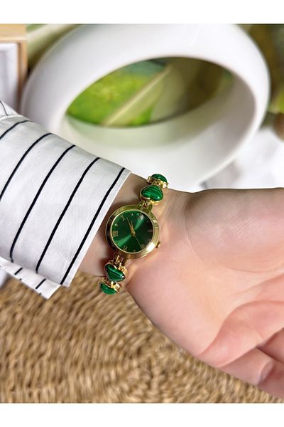 Bimodabu Beaded Stone Model Women's Wristwatch