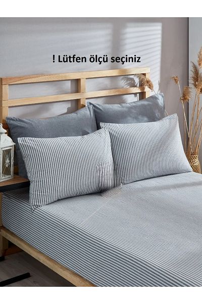 Sdream Elastic Line Bed Sheet Set: Cotton Pillowcases - Single/Part - Battal