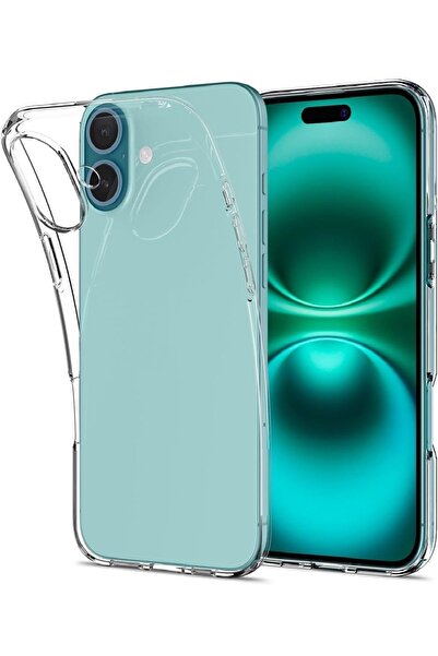 Evax (2MM ŞEFFAF) Iphone 16 Plus Uyumlu Şeffaf Yumuşak Esnek Silikon Kılıf