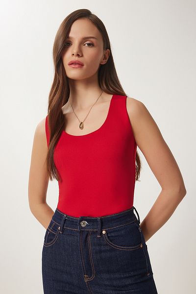 Lovelyİstanbul Red Sandy Tank Top - Lan0029